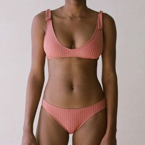 Paloma Wool Diablito Tie Strap Bikini Set